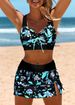 Aria Basics Cross-border European And American Plus-size Women's Quick-dry High-waisted Three-piece Bikini Swimsuit For Seaside_ecoleips.com