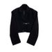 Women's Clothing Black Suit Jacket For Women Casual High End One Button Versatile Short Top_ecoleips.com