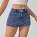 Aria Basics Aria Basics European American Cross-border Denim Low-waisted American-style Slimming And Sexy Short Skirts, New Shorts_ecoleips.com