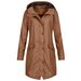 Women's Water-Resistant Windbreaker Jacket – Long Sleeve Hooded Outdoor Coat For Hiking & Travel (S-XXXL) – Lightweight & Stylish In 8 Colors_ecoleips.com