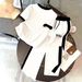 Summer Casual Two Piece Set Personalized Letter Print Short Sleeve Top And Pants Women's Clothing_ecoleips.com