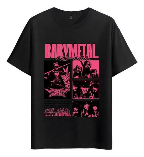 Women's T-Shirts T-shirt Muscle Freaks Babymetal Japanese Band Style Kawaii_ecoleips.com