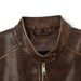 Aria Basics Cross-border Women's Casual Leather European American Stand-up Collar Jacket, Foreign Trade Autumn And Winter PU_ecoleips.com