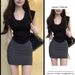 Layered Outfit Hot Girl Two-Piece Set Summer New Office High-End Elegant Dress For Women_ecoleips.com