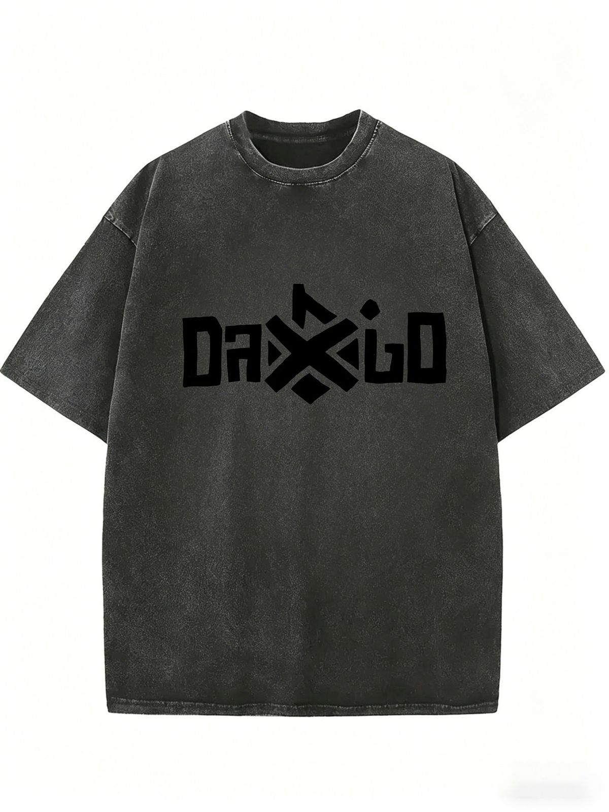 Washed Oversized Women Cotton T-Shirt, Solid Crew Neck Minimal Design, Wrinkle Resistant Casual Street Short Sleeve For Summer All Day Outfit_ecoleips.com