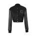 AD745 European And Cross-border Fashion Loose Retro American Letter Rhinestone New Stylish Short Jacket_ecoleips.com