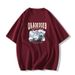 Factory Direct Sales Of Women's 2024 New Summer Loose Fitting Slim Fitting Trendy Short Sleeved T Shirt With Straight Shoulders And Pure Cotton._ecoleips.com