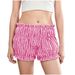 Women's Casual Plaid Fashion Lace Sexy Low Waist Shorts_ecoleips.com
