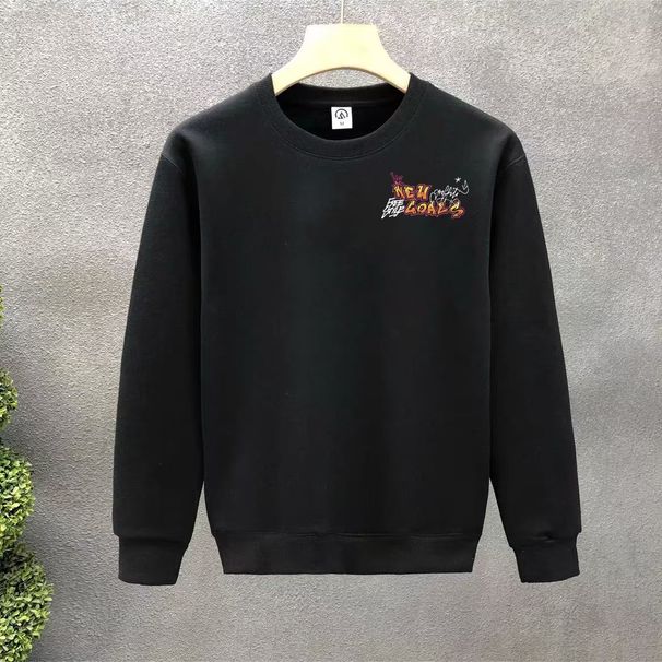 FW25 Matching Couple Cotton Crew Neck Sweatshirt - His & Hers_ecoleips.com