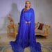Women's Clothing Length Sequined Dress With Elastic Inner Skirt Two Piece Turkish Dress_ecoleips.com