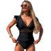 Women's Clothing New Nylon One Piece Swimsuit Online Swimwear_ecoleips.com