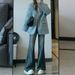 High-waisted Designer Jeans For Petite Women, Korean Style, Trendy On Instagram, Slightly Flared Straight-leg Pants That_ecoleips.com