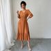 Women's Clothing Simple Fashion Style Lace Patchwork Skirt Dress Women's Clothing Spring And Summer_ecoleips.com
