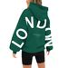 2025 Cross-Border Hot Hooded Sweatshirt Ins Women's Drop Shoulder Sleeve Fashion Ocean Animal Whale Print_ecoleips.com