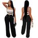 Women's Clothing Casual Suspender Top Suit Jumpsuit_ecoleips.com