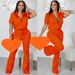 Women's Clothing New Long Sleeved Round Neck Sweatshirts, Elastic Waist Trousers, Casual And Fashionable Two Piece Suits_ecoleips.com