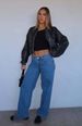High-Waisted Straight Leg Jeans For Women - Comfortable Stretch Denim Pants With Vintage Wash (XS-6XL In 5 Colors)_ecoleips.com