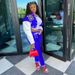 Women's B Letter Color Block Jacket Single Breasted Print Baseball Uniform Sports Suit_ecoleips.com