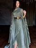 Modest Evening Dress Retro Elegant Long Sleeved Rhinestone Dress For Women Spring Fashion Muslim Clothing_ecoleips.com