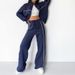Women's Clothing Suit Casual Half Turtleneck Zipper Cardigan Lace Up Fashion Sports Sweater Suit Women_ecoleips.com