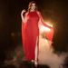 Elegant Plus-Size Women's Dress – Stretchy Bodycon Long Sleeve Maxi Dress For Banquet, Office & Evening, Black/Blue/Red, 1XL-4XL_ecoleips.com