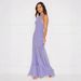 Cross-border French-style High-end Mesh Splicing Sheer Elegant Sleeveless Dress, Socialite Temperament Sexy Long Gown_ecoleips.com