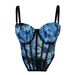 Women's Clothing High End Outer Wear Sexy Small Sling Autumn And Winter Inner Wear Can Be Worn Alone Flower Pattern Print Fishbone Chest_ecoleips.com