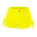 2025s Spring Summer Ripped Fringe Eyelet Shorts Low Waist Split Bandage Women's Jeans_ecoleips.com
