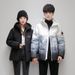 Men's & Women's Gradient Color Down Jacket Winter Coat Thickened Hooded Anti-Cold Parka For Teens_ecoleips.com