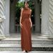 European American Best-Selling Women's Clothing 2026 Spring New Fashionable And Unique Slim-Fit Pleated Round-Neck_ecoleips.com