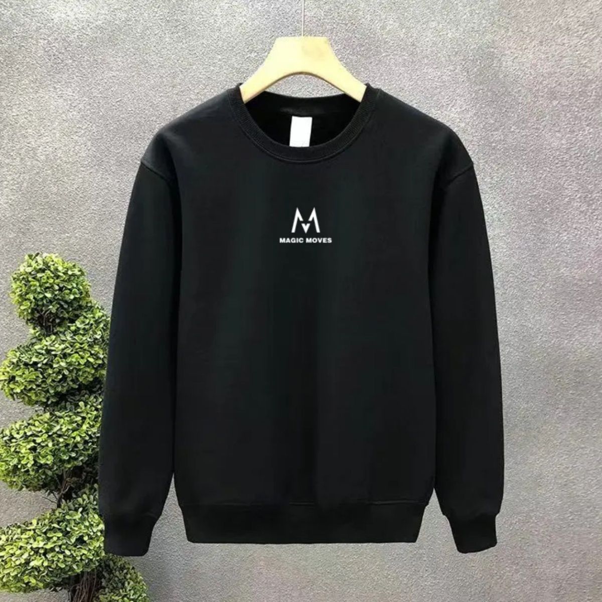 FW25 Matching Couple Cotton Crew Neck Sweatshirt - His & Hers_ecoleips.com