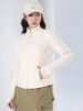 K Stand Collar Slim Fit Jacket For Women, Windproof Jacket With Inner Lining, Hoodie Top.Without Any Accessories_ecoleips.com