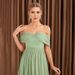 Women's Clothing Fruit Green Bridesmaid Dress New Style Sister Group One Shoulder Can Be Worn At Ordinary Times High End Niche Slim Long Women_ecoleips.com