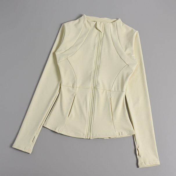 Women's Clothing New Autumn And Winter Professional Yoga Sports Jacket Women's Zipper Cardigan Tight Running Gym Tops_ecoleips.com