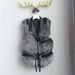 Women's Clothing Fur Vest Coat Haining Manufacturer New Zipper Splicing Short Fur Vest Young Style_ecoleips.com