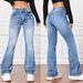 Fashion Jeans High-waisted Loose Slimming Pants_ecoleips.com