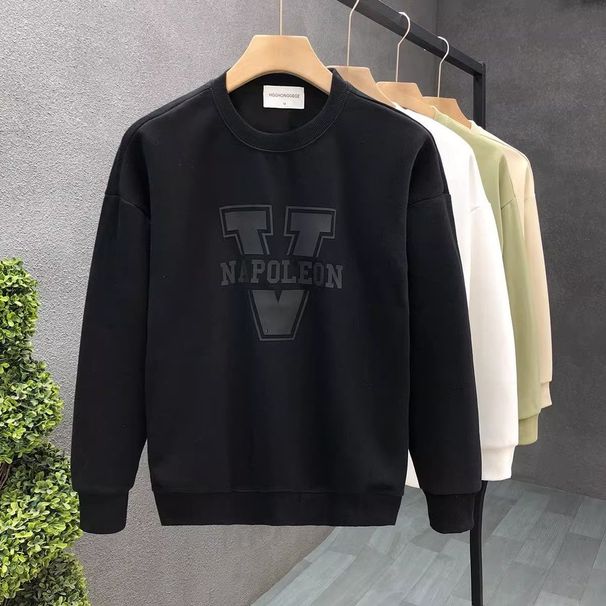 FW25 Matching Couple Cotton Crew Neck Sweatshirt - His & Hers_ecoleips.com