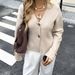 Women's V-Neck Short Cardigan Sweater - Lightweight Knit Casual Open Front Top For Spring Summer Vacation_ecoleips.com