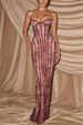Women's Clothing Slim Fit Lace Party Dress INS American Style Tie Up Bustier Bodycon Long Dress For Adults_ecoleips.com