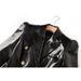 Women's Clothing Autumn And Winter New Style Black Pu Leather Shiny Shrug Slim Small Suit Waist Waist Temperament Jacket Top Trend_ecoleips.com