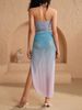 Starfish Gradient One Piece Swimsuit Comfort And Confidence In The Water Feminine Hollow Out Design High End Summer Vacation Polyester_ecoleips.com