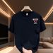 Men's High Quality 100% Pure Cotton Short Sleeved T-Shirt Trendy Loose Fit Casual Sophisticated Stylish Versatile_ecoleips.com
