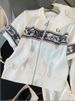 Women's Clothing European Style Women's Sportswear Set Summer Casual Fashion Chic Thin Ice Silk Top And Jogger Pants Two Piece Outfit_ecoleips.com