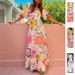 2026 New Spring Women's Clothing, Cross-Border European And American Dress, Casual Off-Shoulder Lantern Sleeve Printed_ecoleips.com