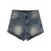High-waisted Tight-fitting Y2K Girl Denim Shorts For Women, Summer Thin Style, Petite Figure-flattering A-line_ecoleips.com