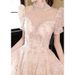 Women's Long Evening Gown Elegant Light Luxury Niche Design Perfect For Birthday Hosts And Runway Shows_ecoleips.com
