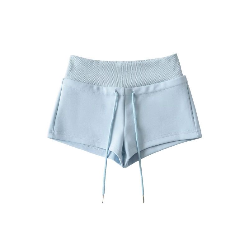 Women's Clothing Shorts Women's Cotton Casual Pants Loose Low Waist Hot Girl Sports Hot Pants Drawstring Versatile_ecoleips.com