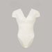 2025 Summer New Solid Color Lace Slim And Thin Deep V Backless Niche Design Onesie_ecoleips.com