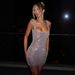 Y2KINS Style Sequined Bodycon Mini Dress Slim Fit Solid Color Halter Neck Backless Fashionable Hot Girl European American Cross Border_ecoleips.com
