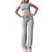 Casual Suits, Short-Sleeved Tops, Trousers, Loungewear, Sportswear, Yoga Clothes_ecoleips.com